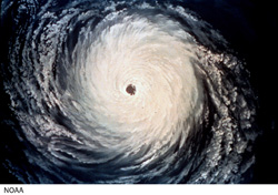 Satellite Image of Huricane